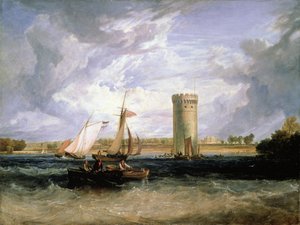 Tabley, la Residencia de Sir J.F. Leicester Bt.: Día Ventoso