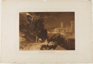 La décima plaga de Egipto, lámina 61 de Liber Studiorum de Joseph Mallord William Turner