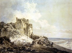 La torre del alguacil, castillo de Dover, c.1793 de Joseph Mallord William Turner