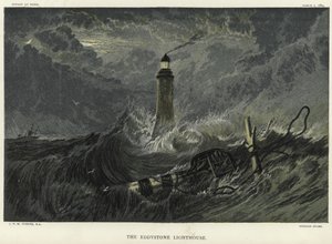 El faro de Eddystone en las rocas de Eddystone de Joseph Mallord William Turner
