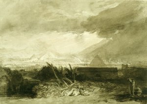 La quinta plaga de Egipto de Joseph Mallord William Turner