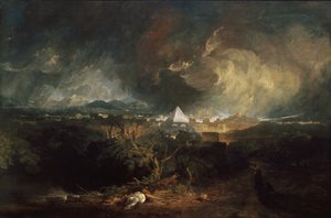 La quinta plaga de Egipto, 1800 de Joseph Mallord William Turner