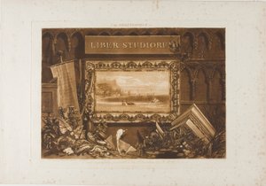 Portada del Liber Studiorum de Joseph Mallord William Turner