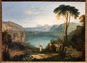 El lago del Averno, Eneas, la Sibila de Cumas de Joseph Mallord William Turner