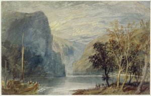 La Roca Lorelei, c.1817 de Joseph Mallord William Turner
