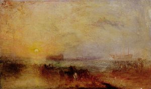 La mañana después del naufragio, c.1835-40 (óleo sobre lienzo)