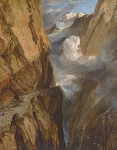 El paso de San Gotardo, Suiza, 1803-04 de Joseph Mallord William Turner