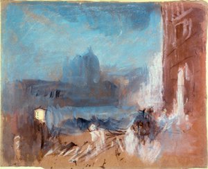 La Santa Maria della Salute, Venecia, de noche, 1840 de Joseph Mallord William Turner