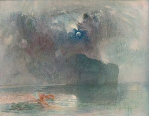 El Seelisberg: Luz de luna de Joseph Mallord William Turner