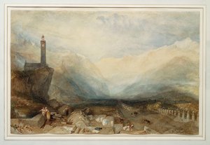 El paso de Splugen, c.1842-43 de Joseph Mallord William Turner