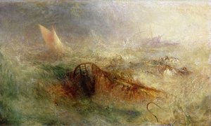 La tormenta, c.1840-45 (óleo sobre lienzo)