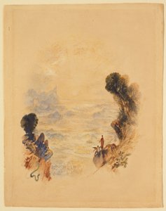 La tentación de Cristo en la montaña de Joseph Mallord William Turner