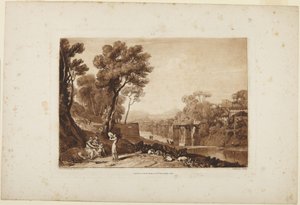 La mujer y la pandereta de Joseph Mallord William Turner