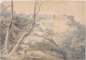 Tívoli con el Templo de la Sibila de Joseph Mallord William Turner