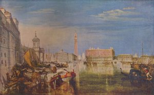 Venecia-Pintura de Canaletto, c1833, 1925 de Joseph Mallord William Turner
