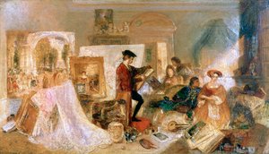 Estudio de Watteau por las reglas de Fresnoy, 1831