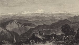 Cordillera nevada, desde Tyne o Marma de after Joseph Mallord William Turner