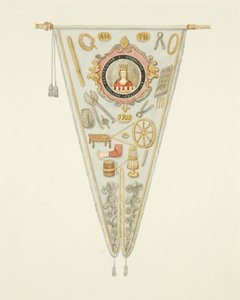 Estandarte de la Compañía de Fabricantes de Alfileres de Bristol, c.1833