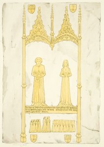 Lámina de John y Johanna Jay en St Mary Redcliffe de Joseph Manning