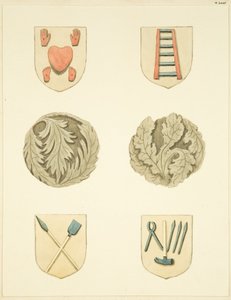 Piedras de bóveda (jefes) en el techo de la iglesia de Redcliffe de Joseph Manning