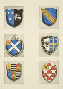 Escudos de armas monumentales en All Saints