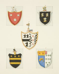Escudos de armas monumentales en la Iglesia de St Stephen