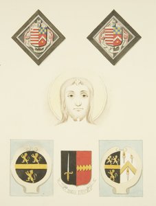 Vitrales, escudos y blasones en la Iglesia de San Pedro