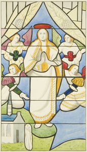 Vitrales en San Marcos - la Asunción de la Virgen de Joseph Manning