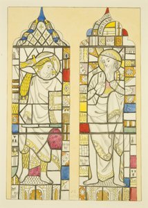 Vidriera en la ventana norte, transepto norte de St Mary Redcliffe de Joseph Manning