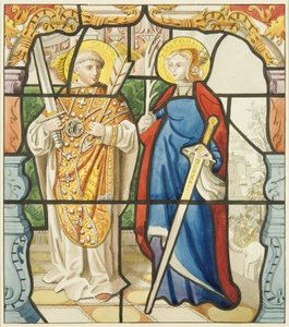 Vidriera en la ventana de la sacristía de San Marcos de Joseph Manning