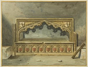 Tumba desconocida en la cripta de la Iglesia de St John