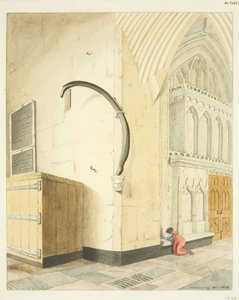Costilla de ballena en la nave norte de St Mary Redcliffe
