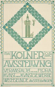 Póster para el Festival de Arte de Colonia de 1905, 1905