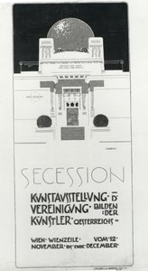 Póster publicitario de la Exposición de Secesión de Artistas Austríacos, 1898