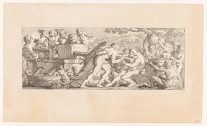 De Wijnpers El trabajo de la cosecha (título sobre objeto) de Joseph Marie Vien (I)