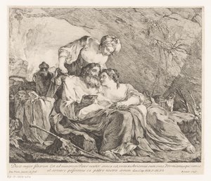 Lot y sus hijas de Joseph Marie Vien (I)