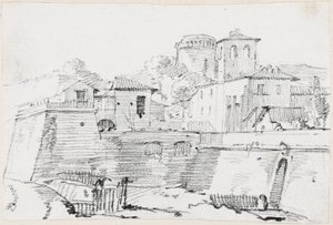 Una ciudad fortificada en Italia
