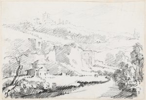 Paisaje en las Colinas Albanas de Joseph Marie Vien