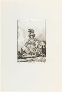 La Sultana Negra, placa 28 de la serie La Caravana del Sultán a La Meca de Joseph Marie Vien the Elder