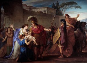 Héctor y Andrómaca se despiden de Joseph Marie, the Elder Vien