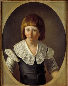 Retrato de Luis XVII (1785-1795) en la prisión del templo