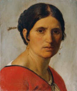 campesina italiana de Joseph Mathias von Trenkwald