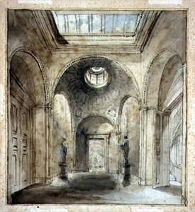 La antesala de la galería de esculturas de Sir Francis Chantrey en 30 Belgrave Place diseñada por Sir John Soane (1753-1837)