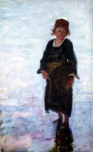 La pequeña pescadora de Joseph Milner Kite
