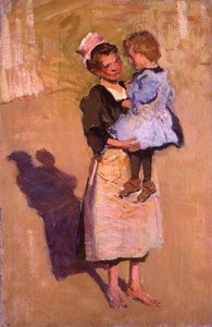 La niñera (óleo sobre lienzo) de Joseph Milner Kite
