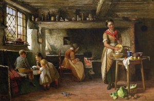 Un hogar de campo, 1875 de Joseph Moseley Barber