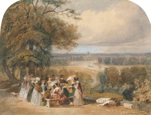 Picnic en Richmond Hill de Joseph Murray Ince
