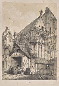 Arquitectura de la Edad Media: San Esteban, Ruan de Joseph Nash