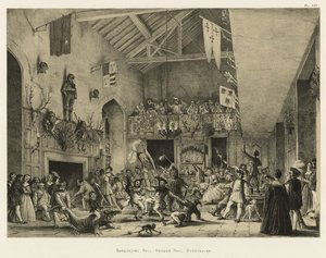 Salón de banquetes, Haddon Hall, Derbyshire