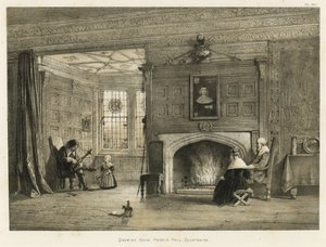 Salón, Haddon Hall, Derbyshire